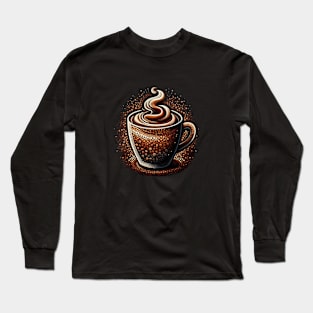 Latte Coffee Long Sleeve T-Shirt